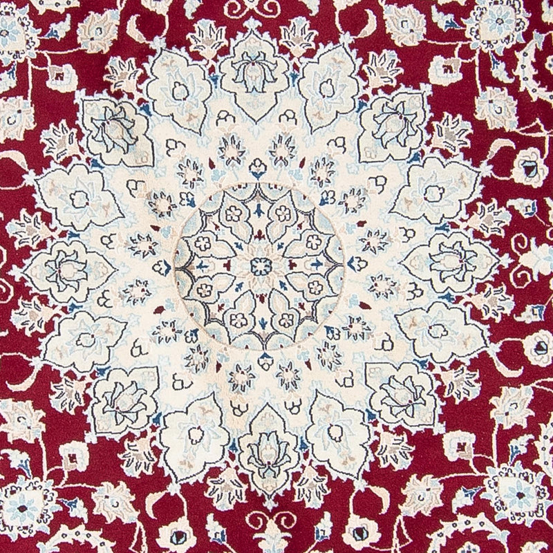 Perserteppich - Nain 295 x 295 cm - dunkelrot