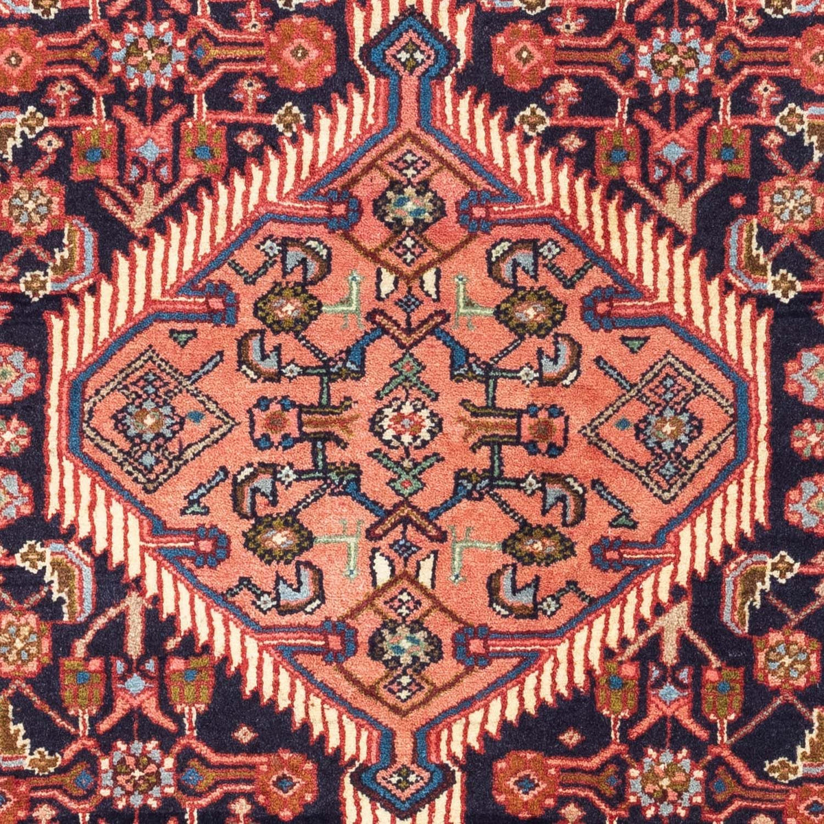 Perserteppich - Nomadic 125 x 80 cm - dunkelblau