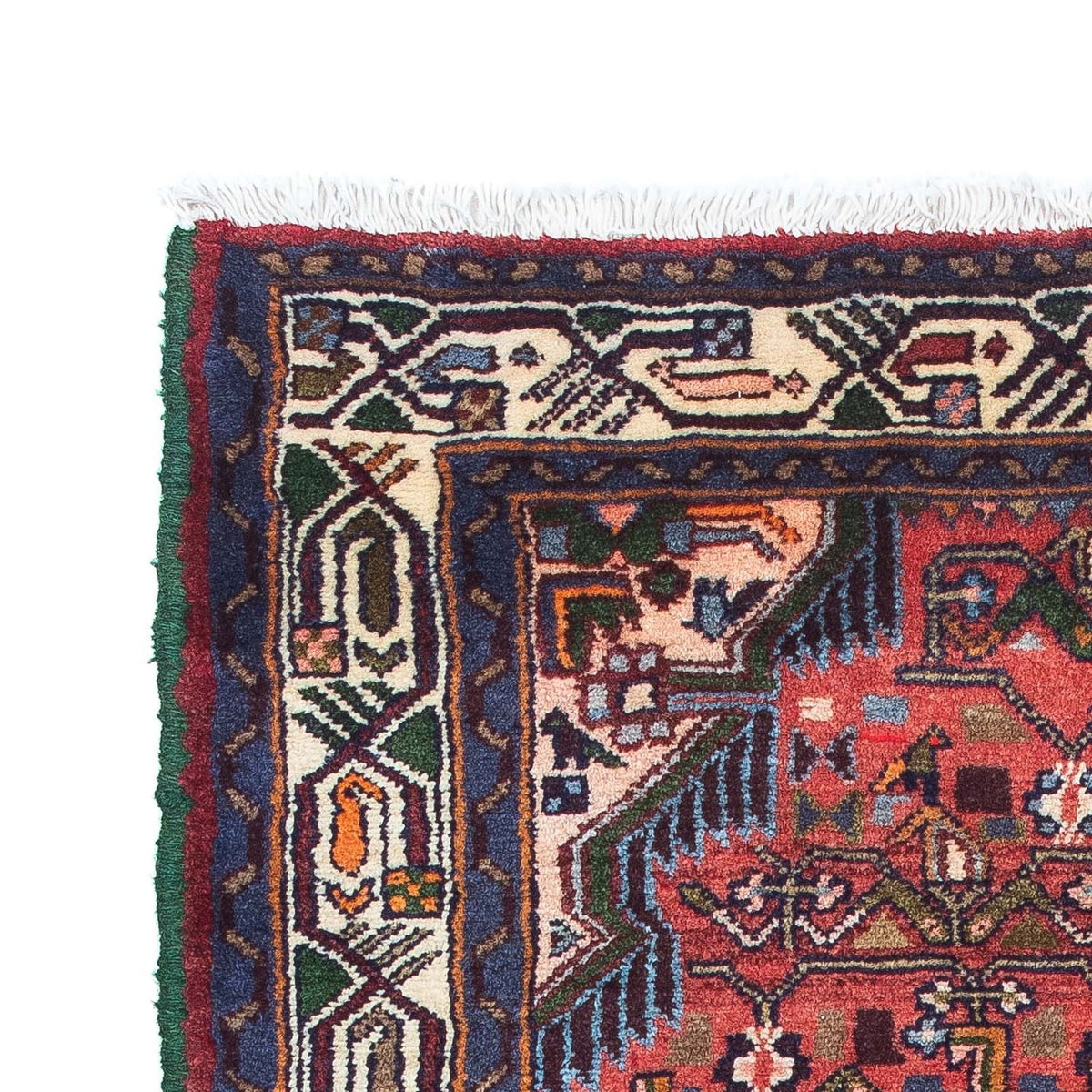 Perserteppich - Nomadic 125 x 80 cm - rot