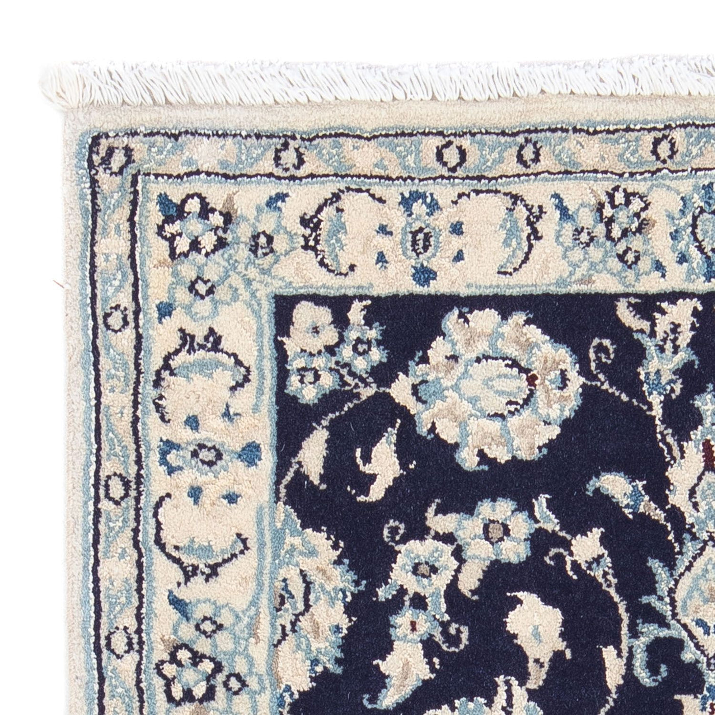 Perserteppich - Nain - Royal 90 x 60 cm - dunkelblau