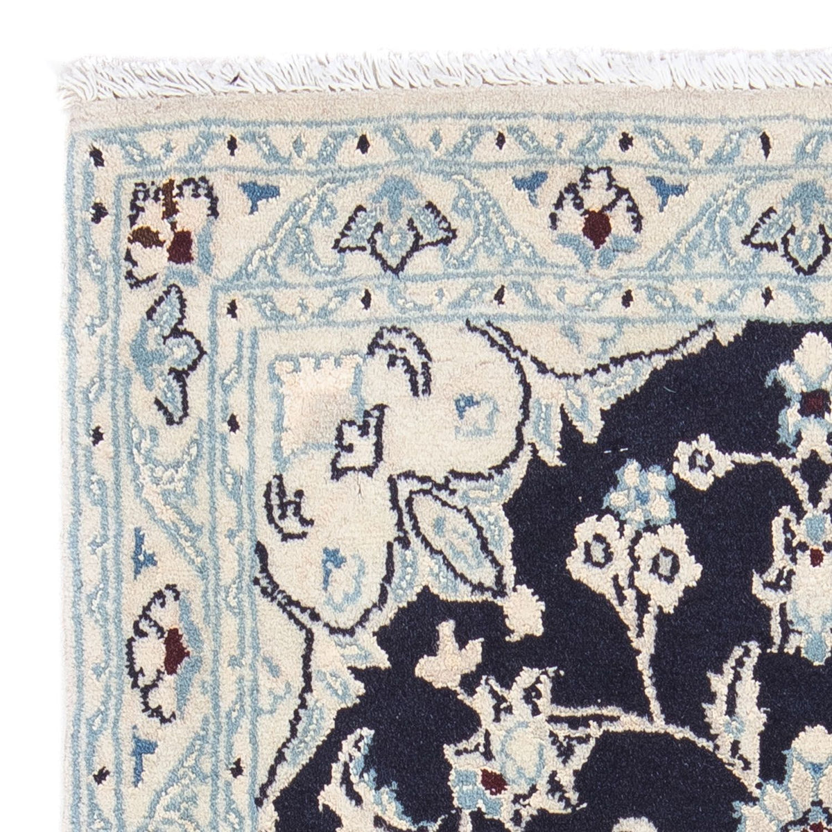 Perserteppich - Nain - Royal 90 x 60 cm - dunkelblau