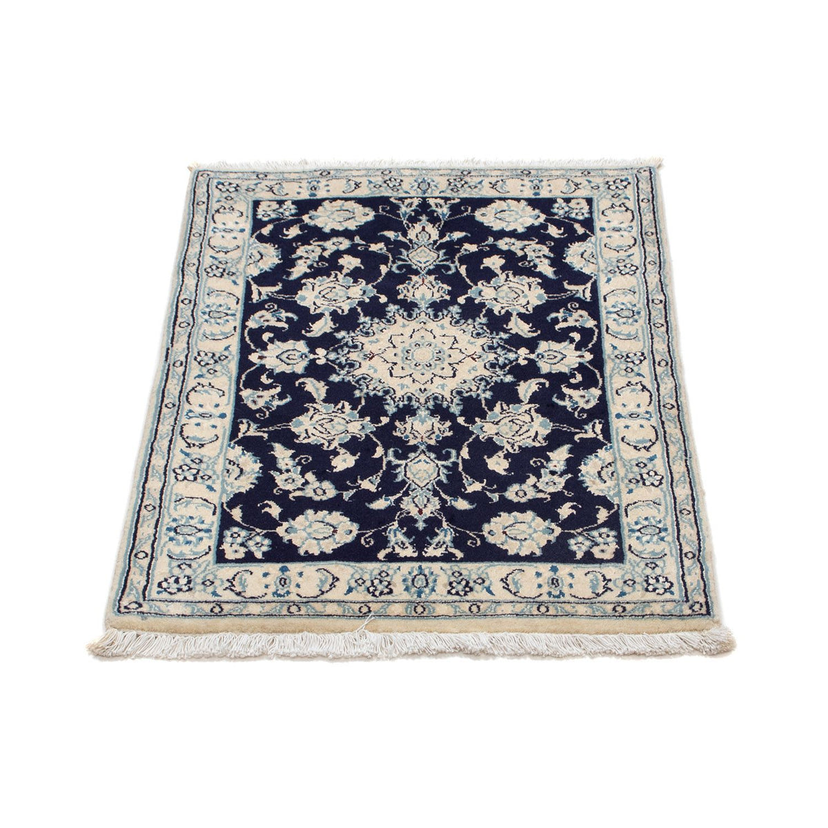 Perserteppich - Nain - Royal 84 x 57 cm - dunkelblau