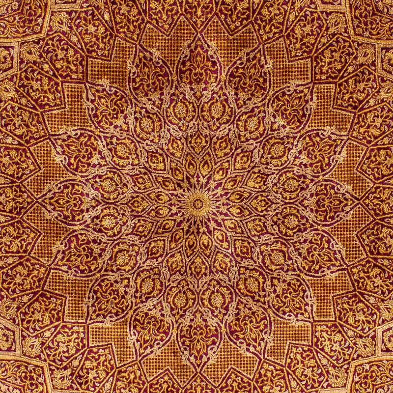 Seidenteppich - Ghom Seide - Premium 216 x 132 cm Teppichbrücke