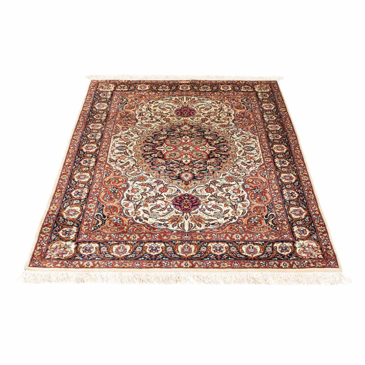 Perserteppich - Ghom 148 x 102 cm - beige