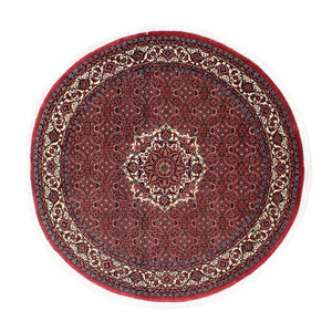 Perserteppich - Bidjar 150 x 150 cm - dunkelrot