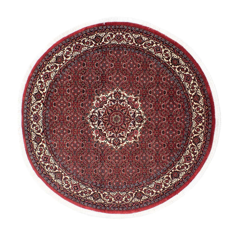 Perserteppich - Bidjar 150 x 150 cm - dunkelrot