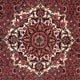 Perserteppich - Bidjar 150 x 150 cm - dunkelrot