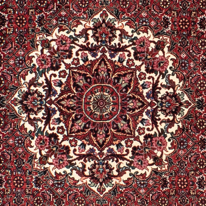 Perserteppich - Bidjar 150 x 150 cm - dunkelrot