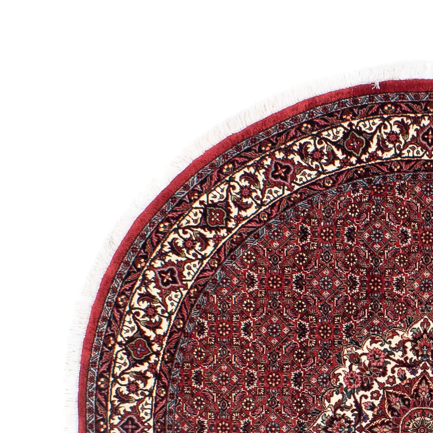Perserteppich - Bidjar 150 x 150 cm - dunkelrot