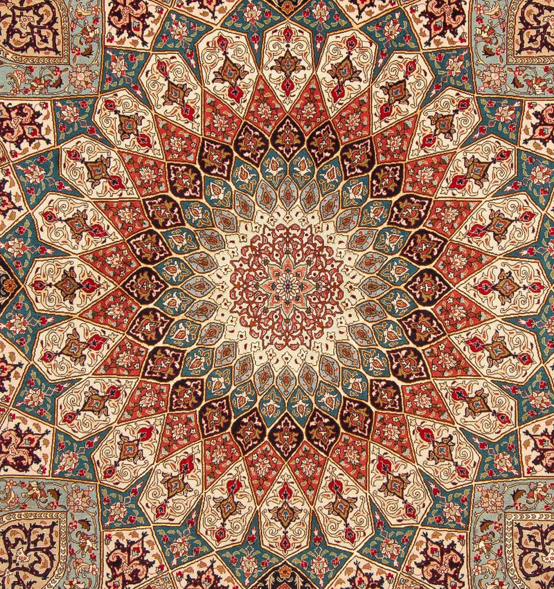 Perserteppich - Täbriz - Royal 254 x 204 cm Wohnzimmer Teppich
