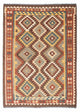 Kelim Teppich - Oriental 210 x 150 cm - hellbraun