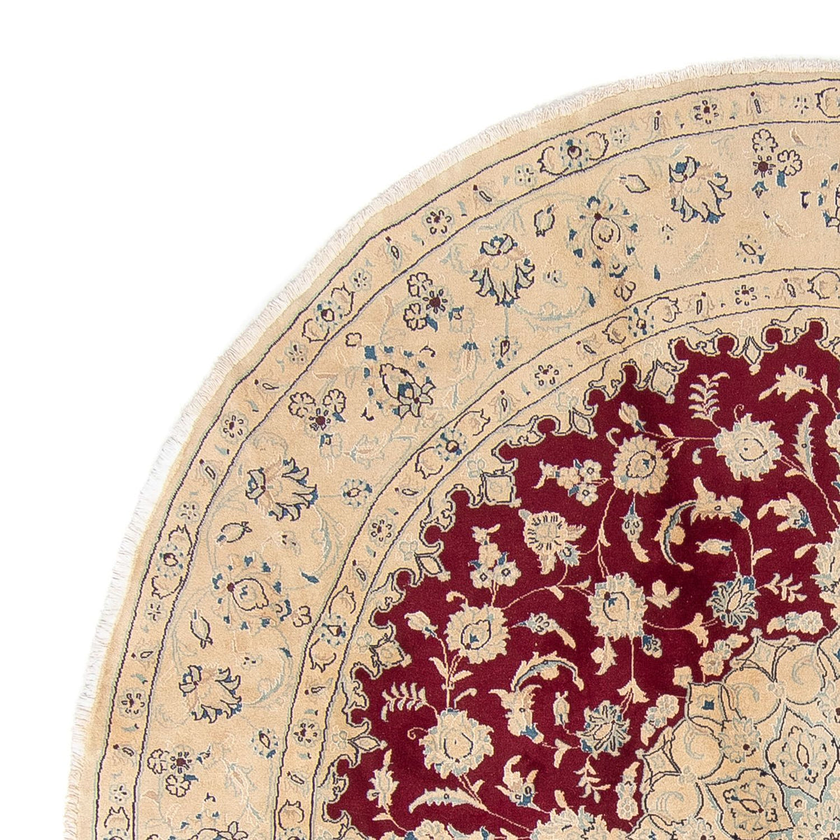 Perserteppich - Nain 287 x 287 cm - dunkelrot