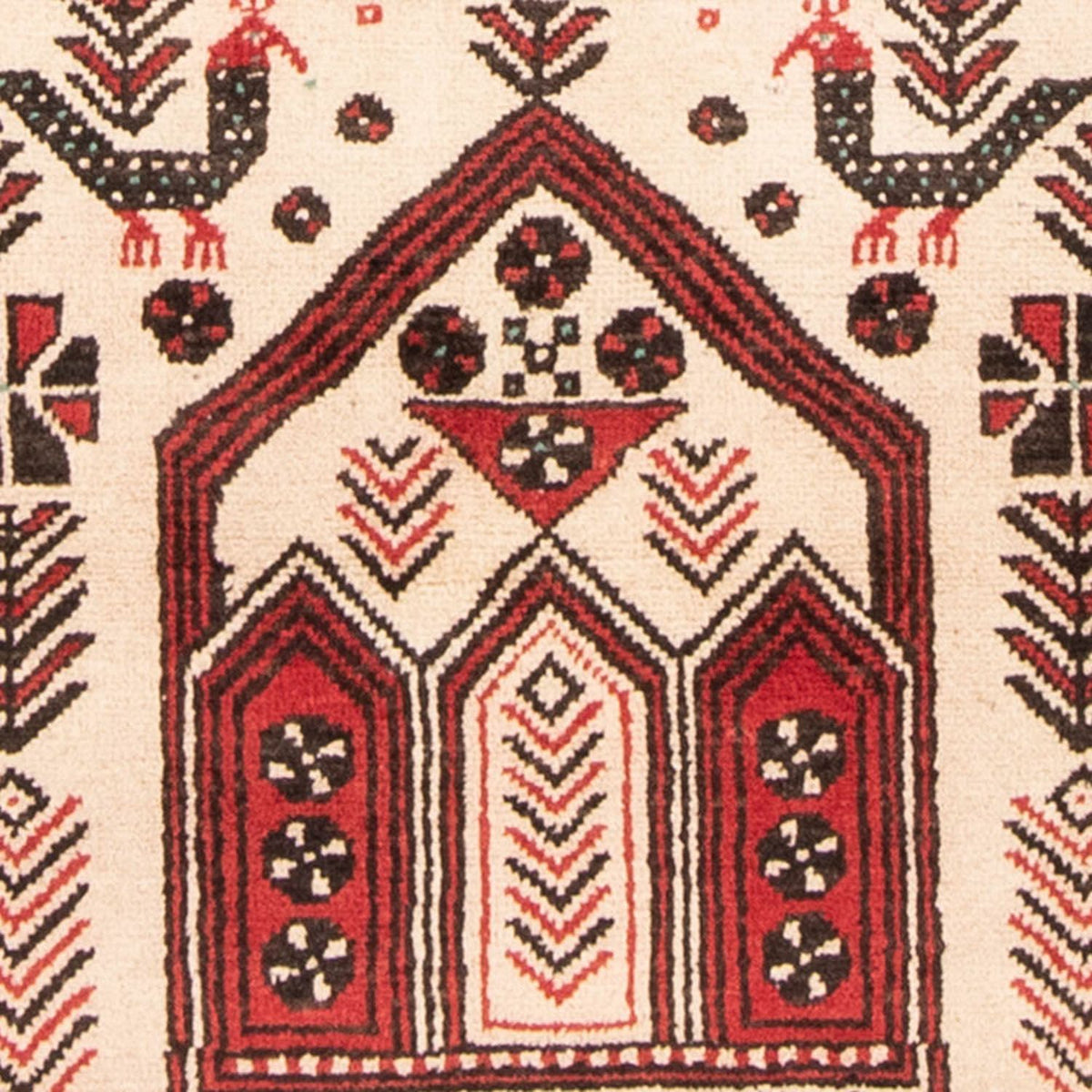 Belutsch Teppich 199 x 115 cm - rot