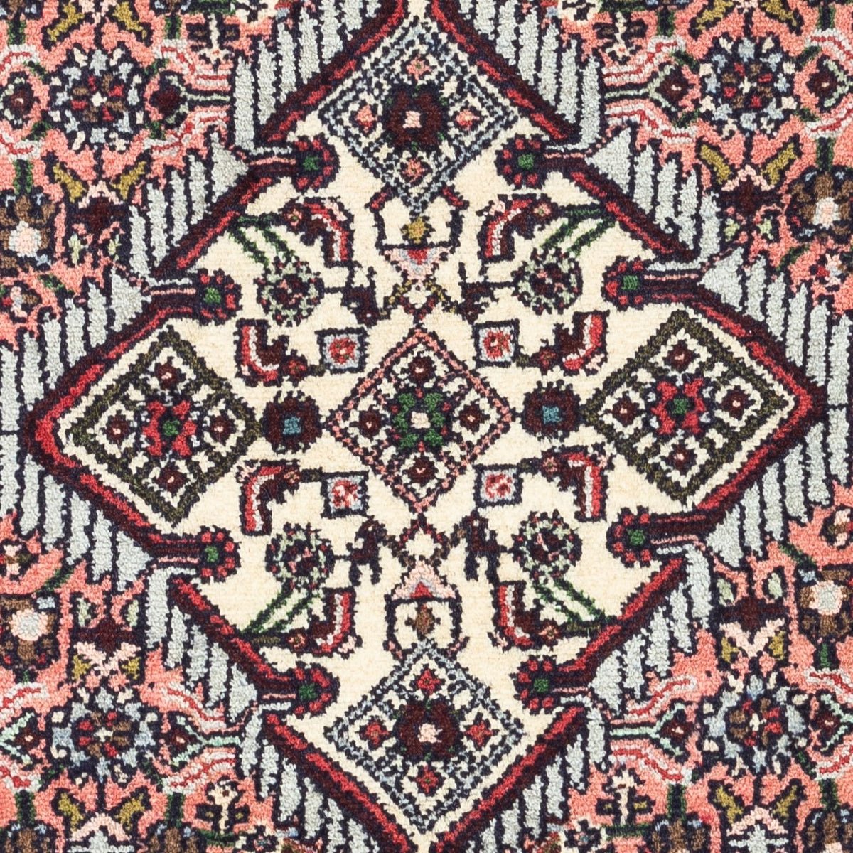 Perserteppich - Nomadic 136 x 77 cm - hellrot