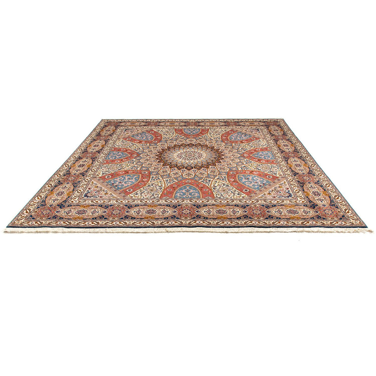 Perserteppich - Täbriz - Royal 254 x 248 cm Teppich Quadratisch