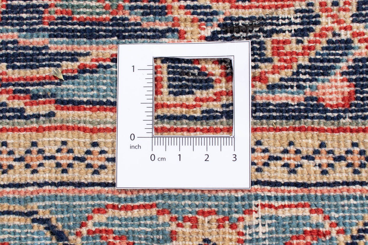 Patchwork Teppich 355 x 270 cm