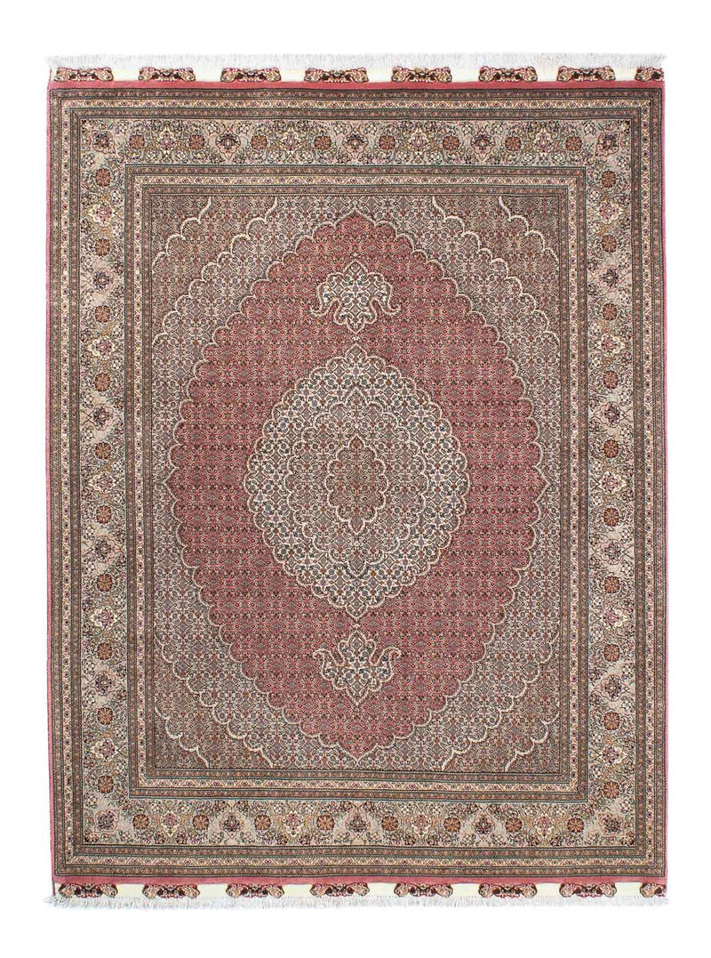 Perserteppich - Täbriz 210 x 152 cm - hellrot