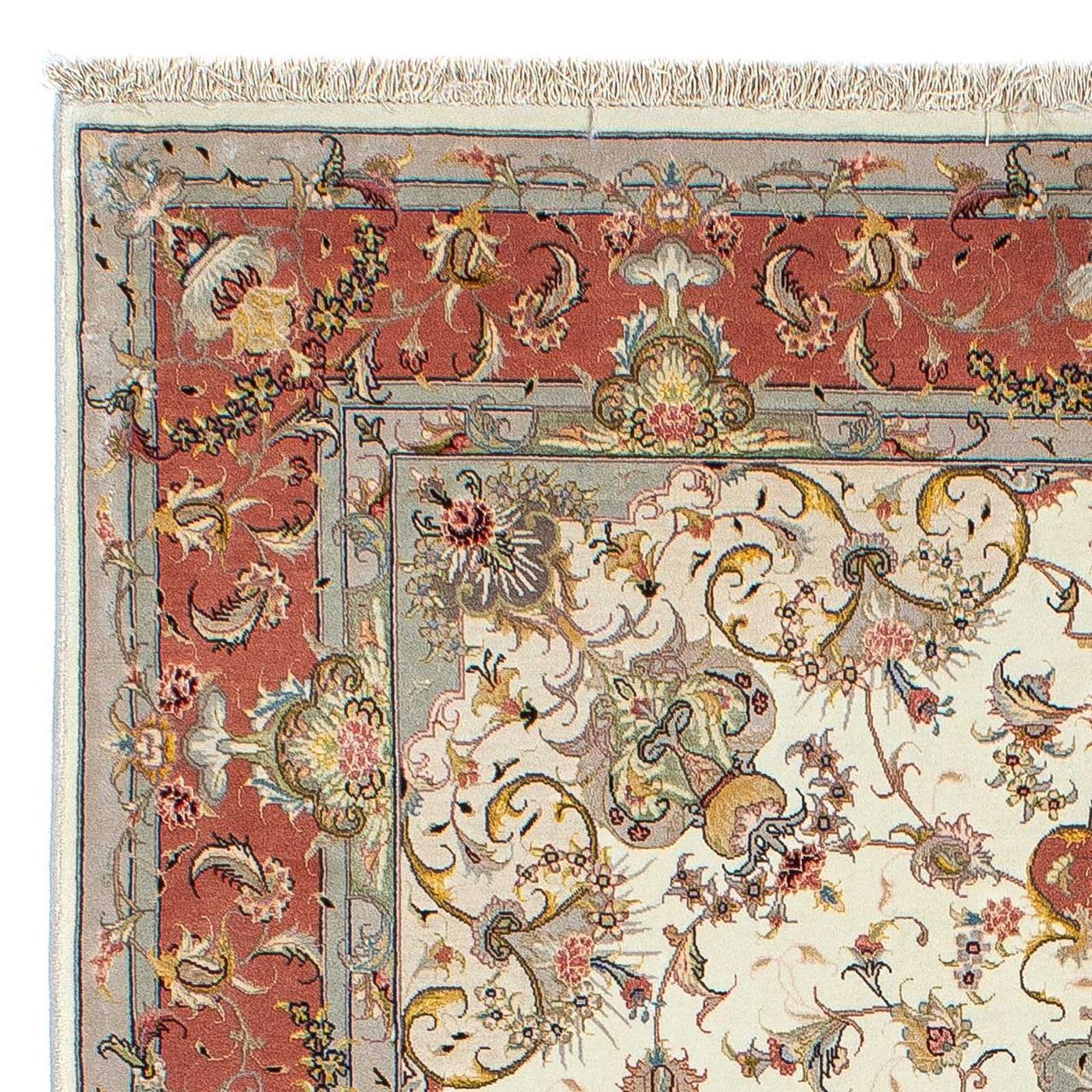 Täbriz - 50 Raj Teppich 198x150cm - Perserteppich