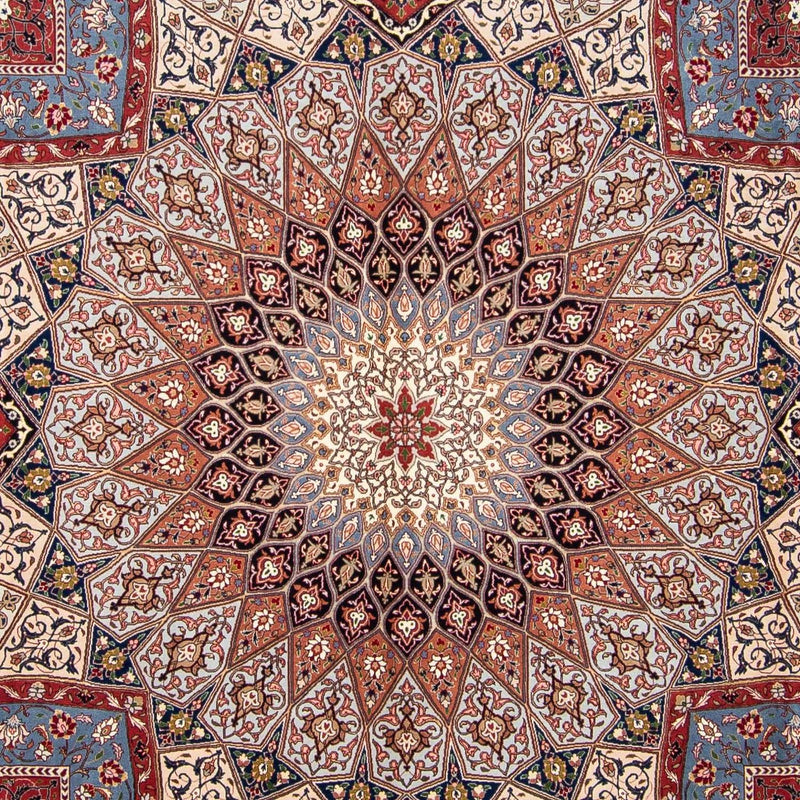 Perserteppich - Täbriz - Royal 300 x 298 cm Quadratischer Teppich