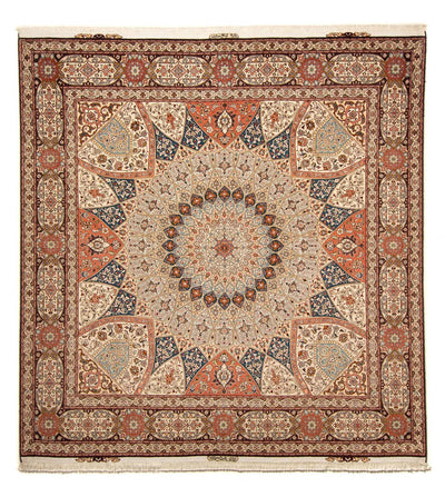 Täbriz - 50 Raj Teppich 253x264cm - Perserteppich