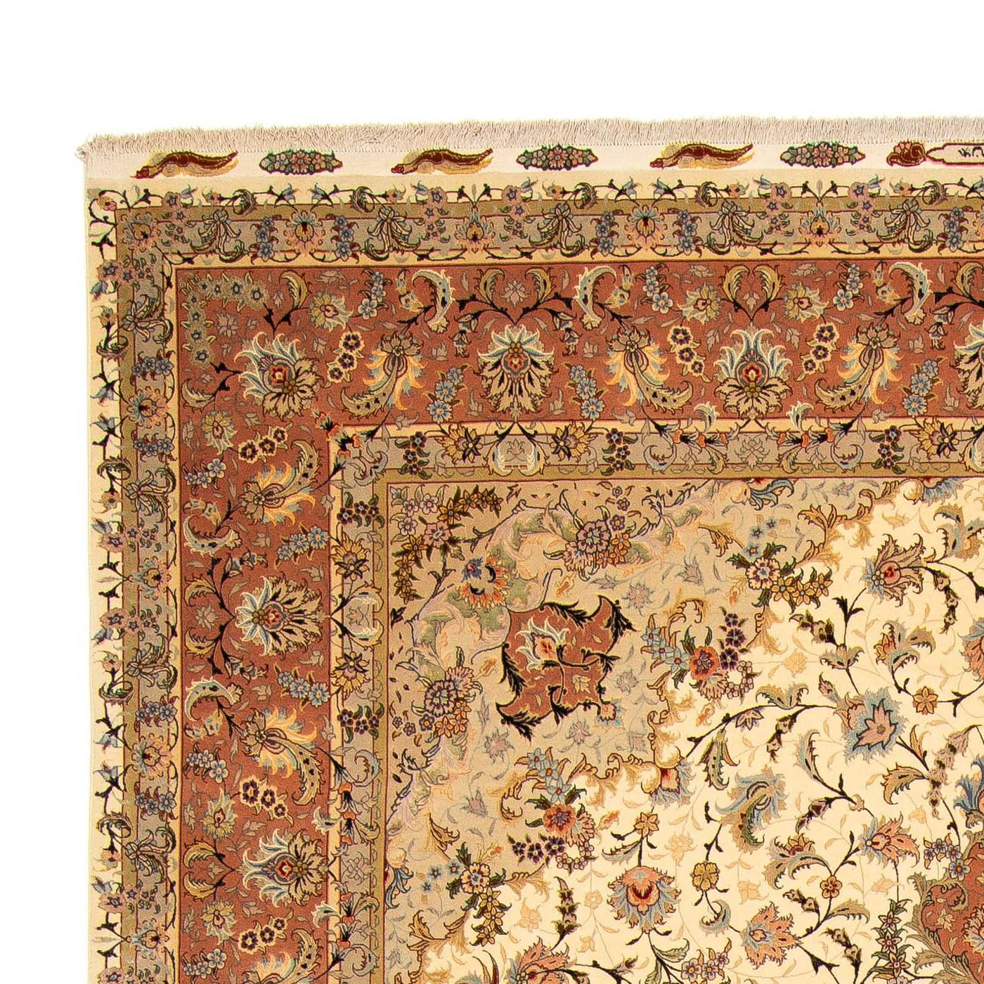 Täbriz - 50 Raj Teppich 413x297cm - Perserteppich