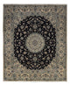 Perserteppich - Nain - Royal 298 x 252 cm - schwarz