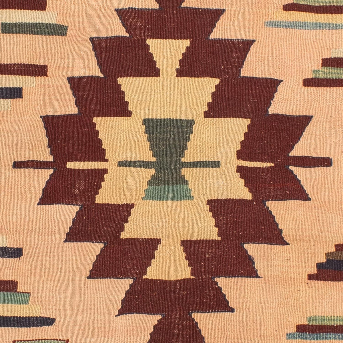 Kelim Teppich - Oriental 158 x 120 cm - hellbraun