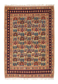 Kelim Teppich - Oriental 158 x 108 cm - hellbraun