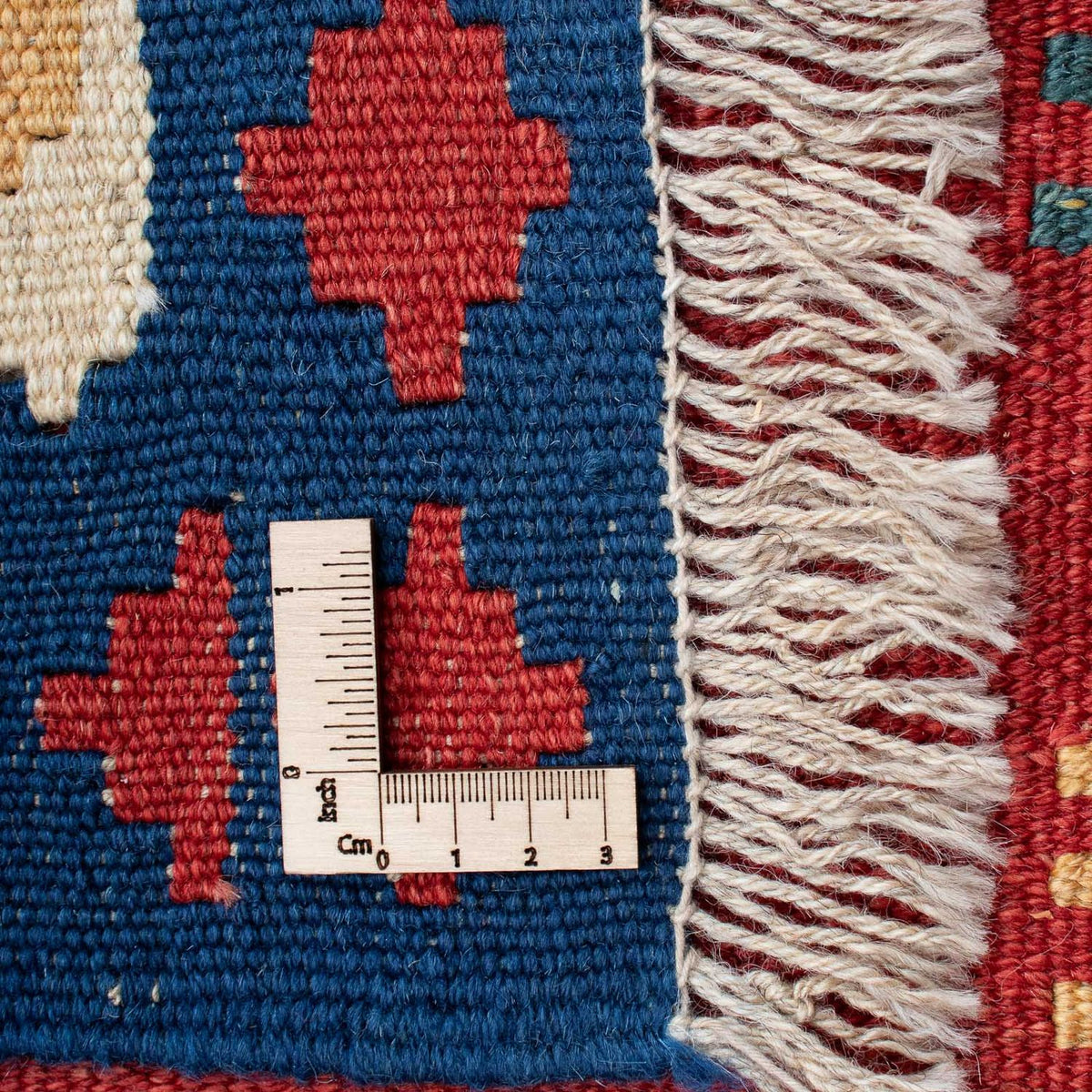 Kelim Teppich - Oriental 222 x 146 cm - dunkelrot