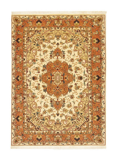 Täbriz - 50 Raj Teppich 103x143cm - Perserteppich