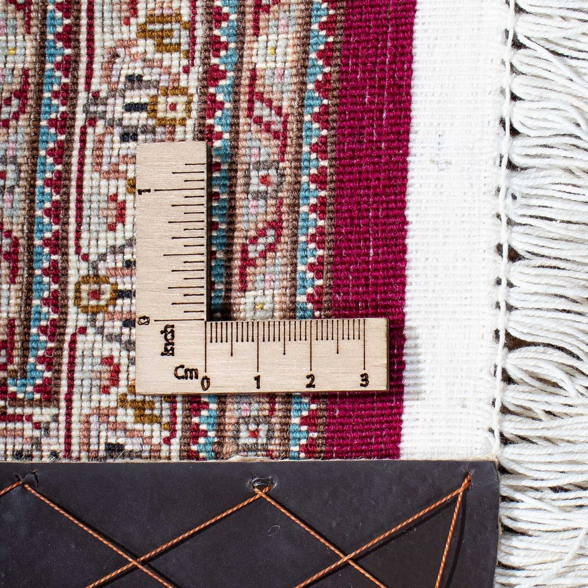 Perserteppich - Täbriz 209 x 153 cm - dunkelrot