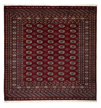 Afghan Teppich - Buchara 207 x 204 cm - rot