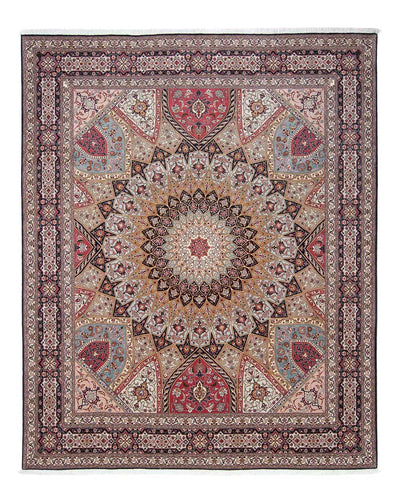Täbriz - 50 Raj Teppich 254x303cm - Perserteppich