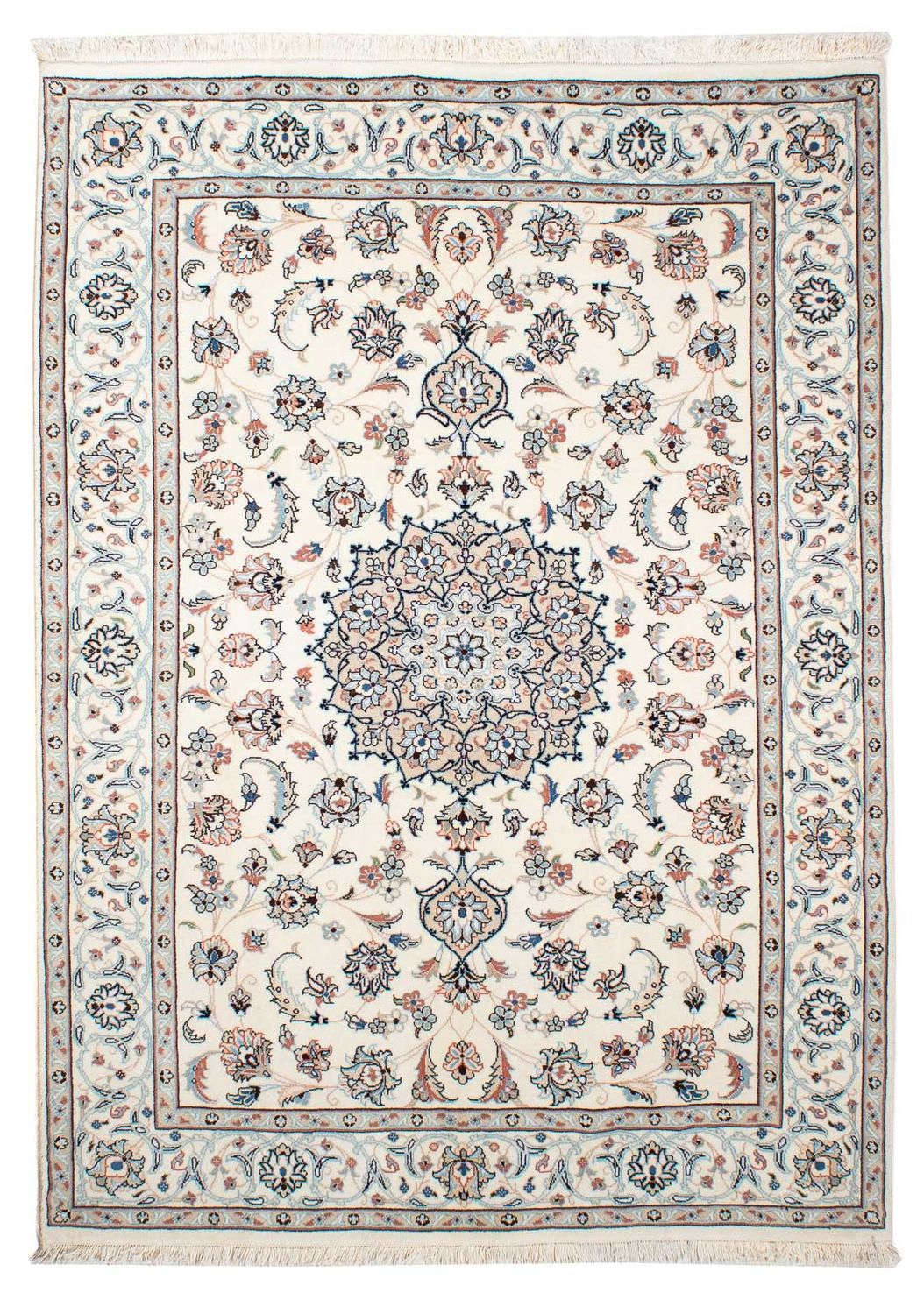 Perserteppich - Nain - Royal 197 x 137 cm Wohnzimmer Teppich