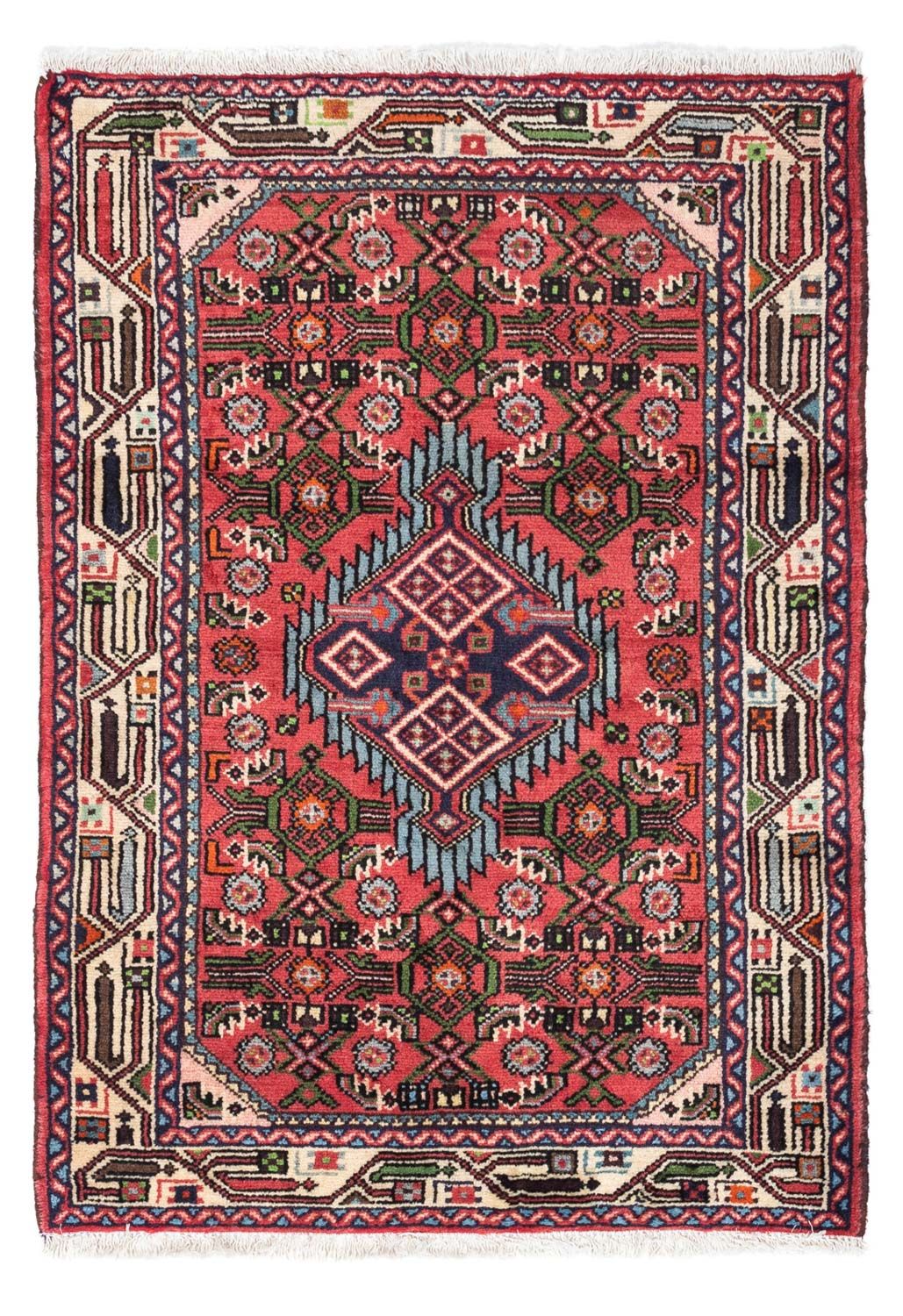 Perserteppich - Nomadic 118 x 79 cm - rot