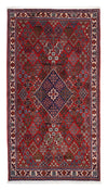Meymeh Teppich 106x192cm - Perserteppich - Läufer / Dunkelrot / 106 x 192 cm Läufer