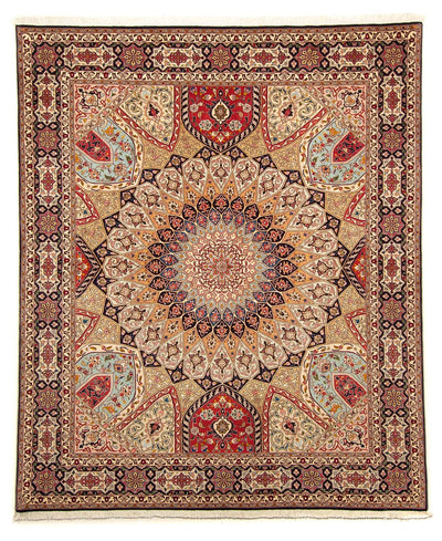 Täbriz - 50 Raj Teppich 205x246cm - Perserteppich