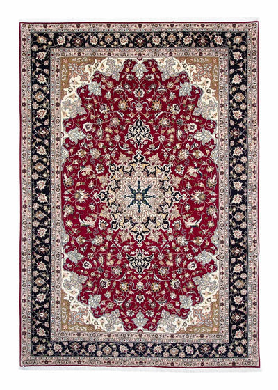 Täbriz - 50 Raj Teppich 206x302cm - Perserteppich