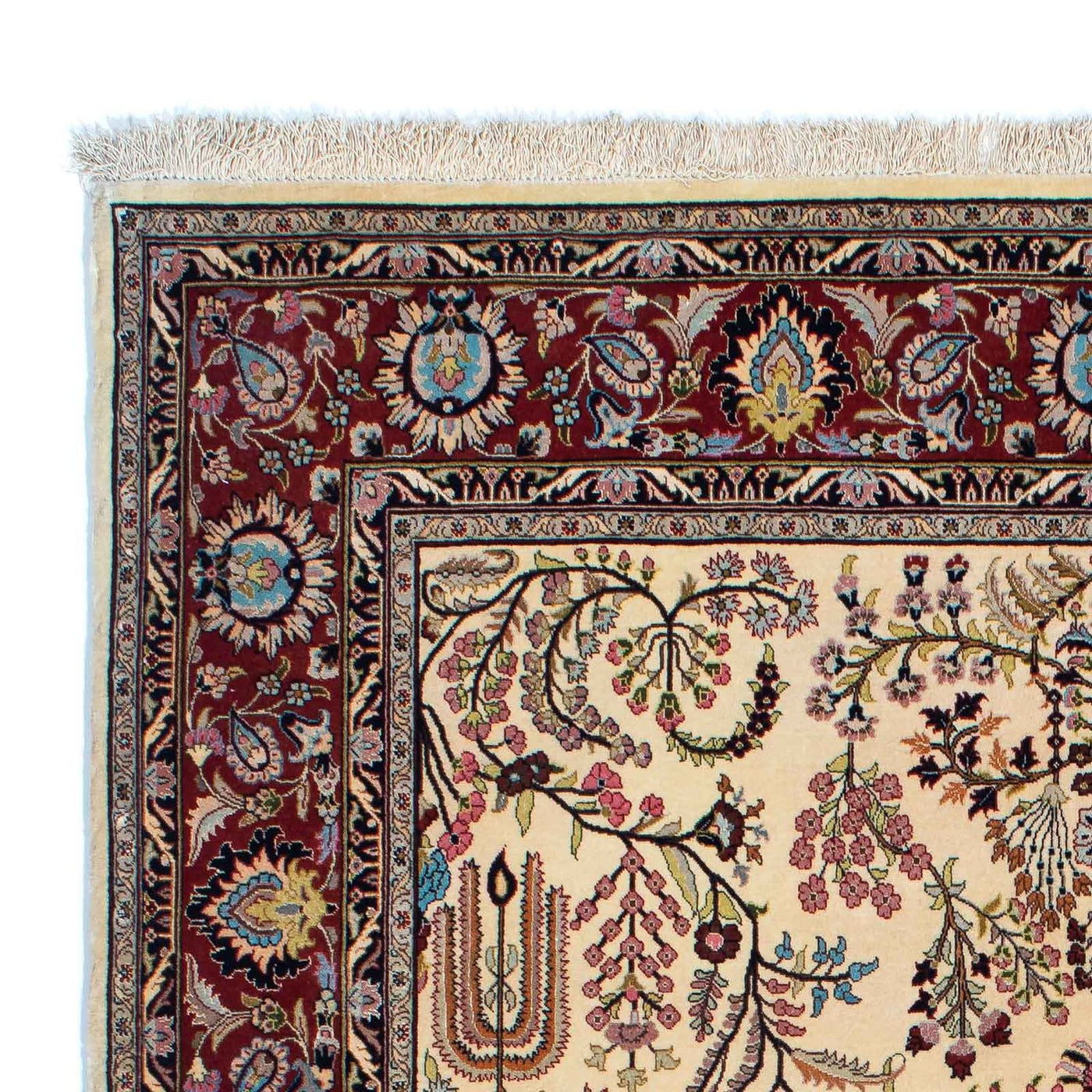 Ghom Teppich 207x142cm - Perserteppich