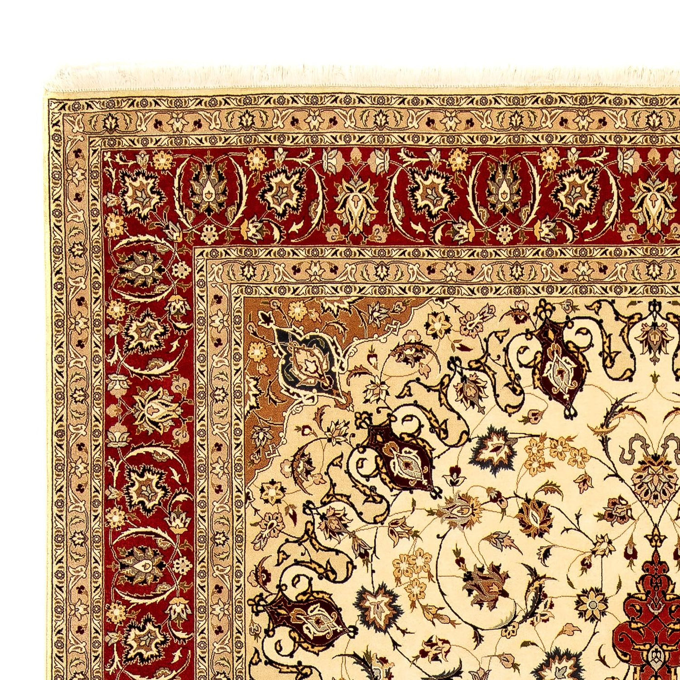 Täbriz - 50 Raj Teppich 351x252cm - Perserteppich