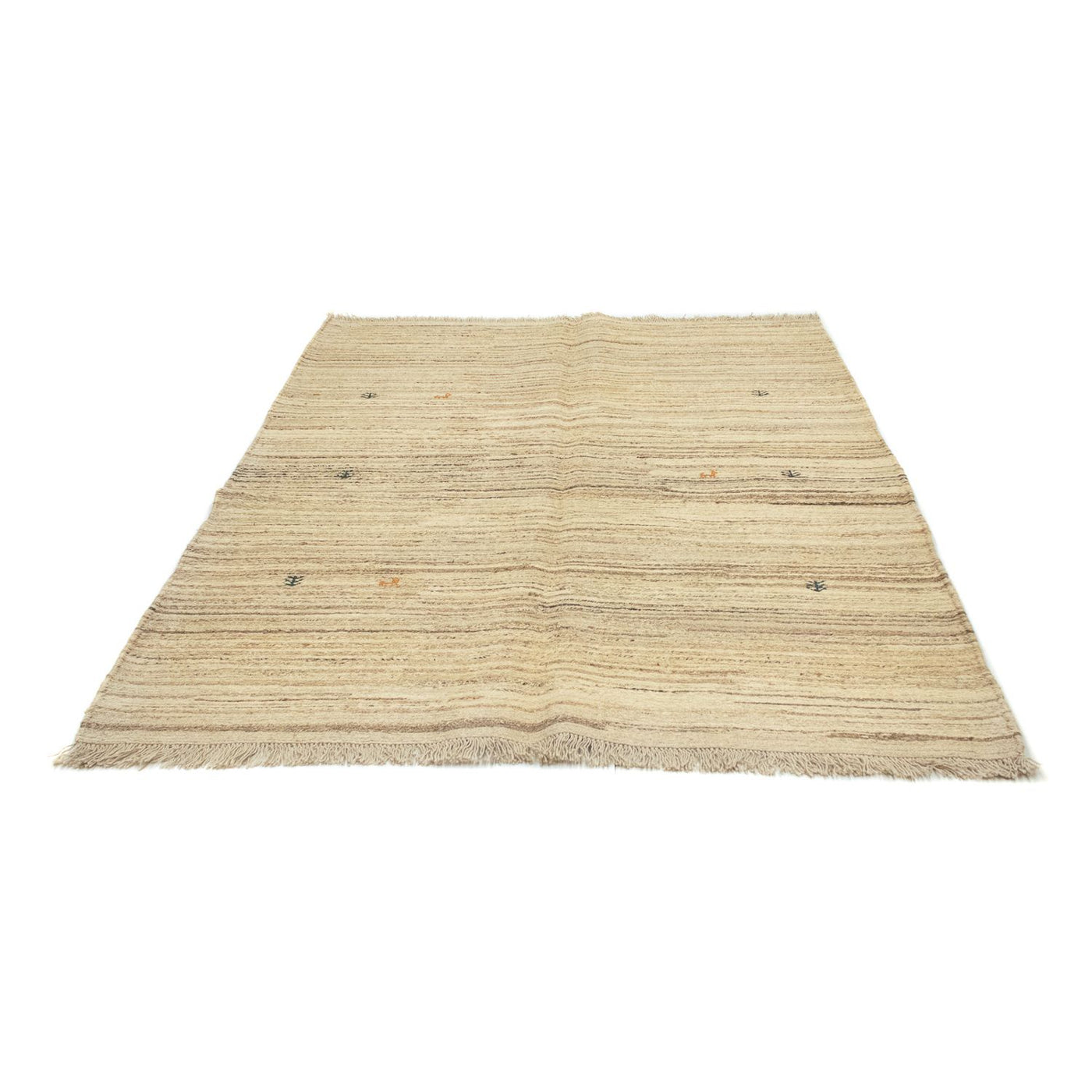 Gabbeh Persisch Teppich 188x158cm - Perserteppich Wollteppich