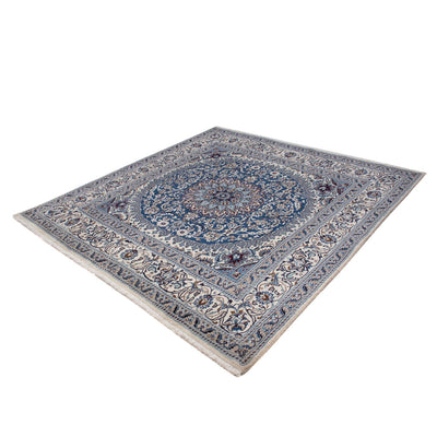 Nain Teppich 193x205cm - Perserteppich - blau