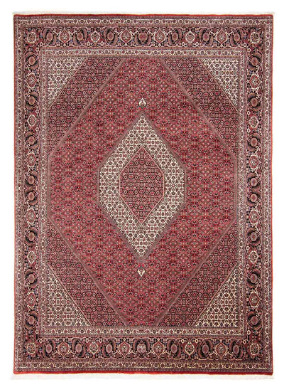 Bidjar Teppich 253x305cm - Perserteppich - dunkelrot