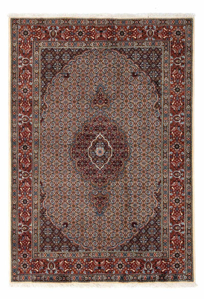 Moud Teppich 163x236cm - Perserteppich - dunkelrot