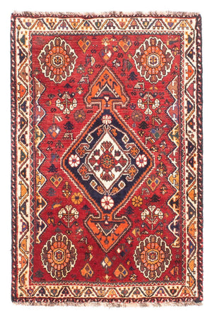 Perserteppich - Nomadic 152 x 100 cm - dunkelrot
