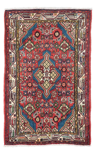 Perserteppich - Nomadic 80 x 128 cm - hellrot