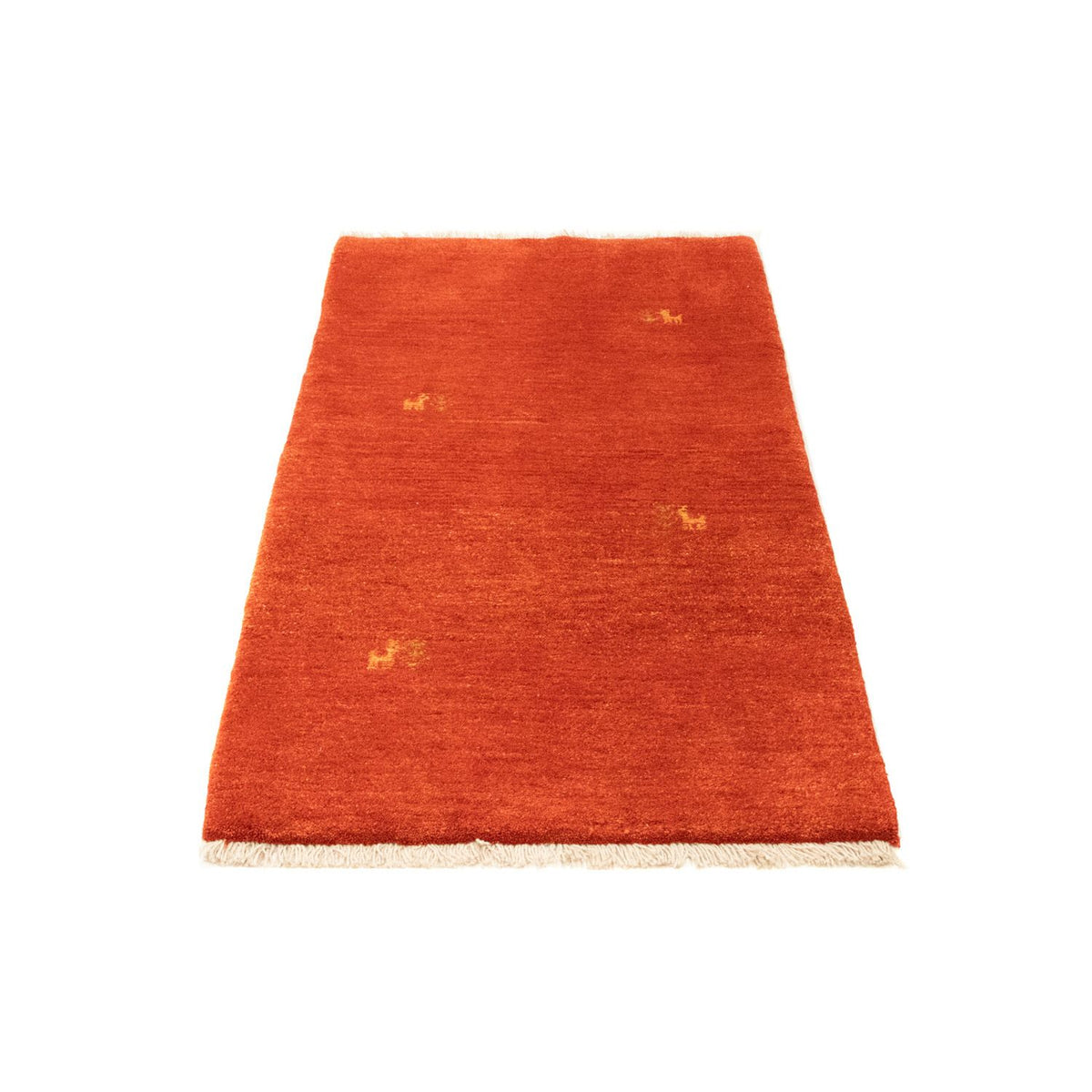 Gabbeh Teppich - Perser 139 x 73 cm - rot