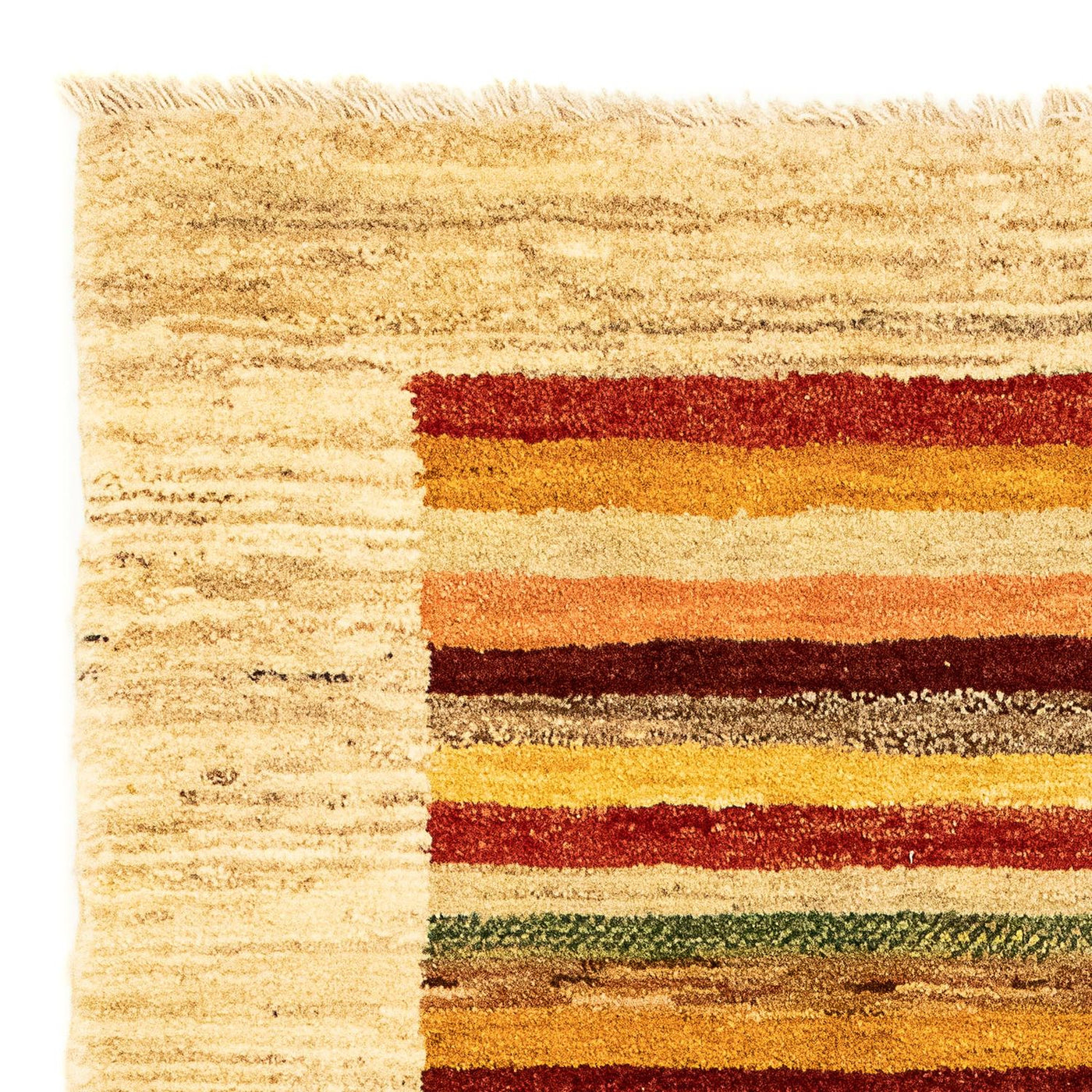 Gabbeh Persisch Teppich 137x74cm - Perserteppich Wollteppich