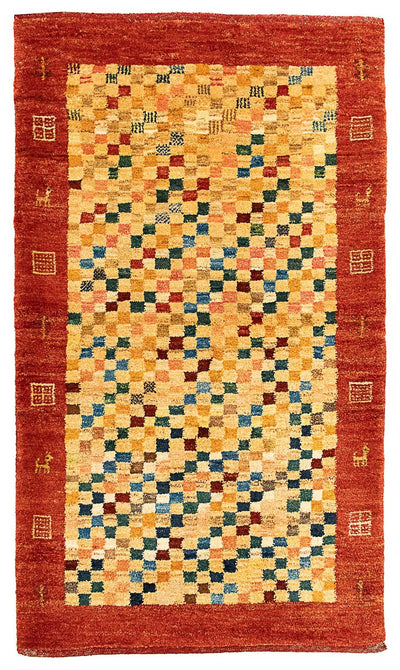 Gabbeh Persisch Teppich 78x139cm - Perserteppich Wollteppich