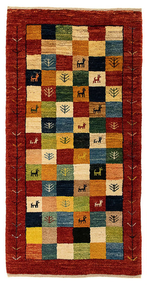 Gabbeh Teppich - Perser 136 x 72 cm